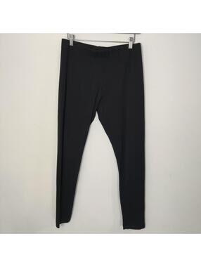 Danskin Lifewear Black Cotton Spandex Leggings Size Large